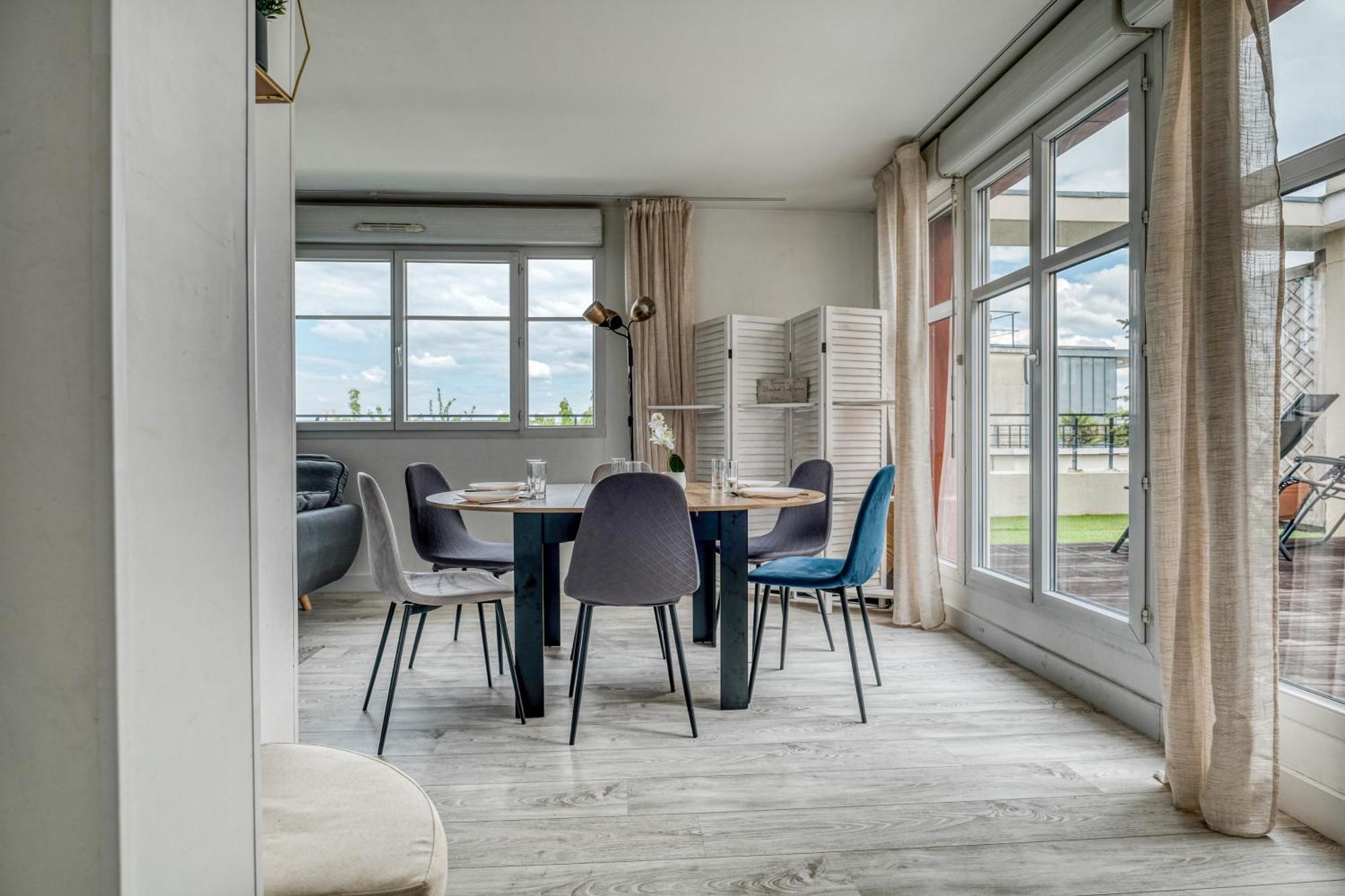 Appartement Family Terrasse 6-7Pers Proche Disney Et Gare Montévrain Zewnętrze zdjęcie