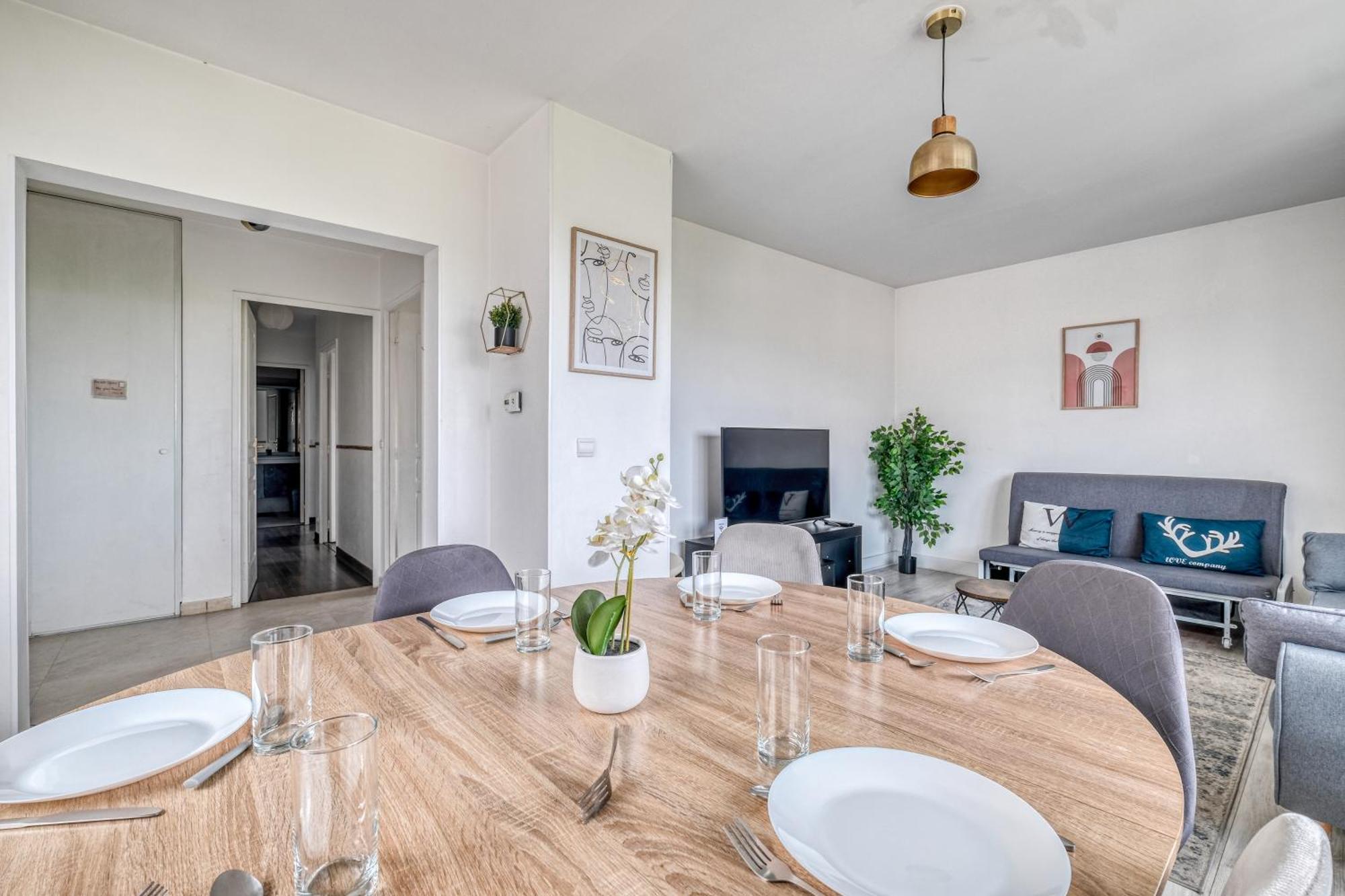 Appartement Family Terrasse 6-7Pers Proche Disney Et Gare Montévrain Zewnętrze zdjęcie